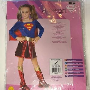 SuperGirl Halloween Costume Size L (12–14)